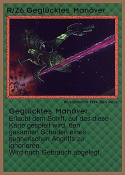           R/Z6 ‑ Lucky Maneuver (Geglücktes Manöver)  Set: GGB  Rarity: R1    Artist: Ben Peck    