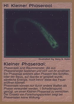           M1 ‑ Small Phaser Eel (Kleiner Phaseraal)  Set: GGB  Rarity: C2    Artist: Gary A. Kalin    