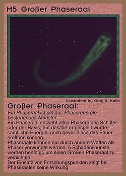           M5 ‑ Large Phaser Eel (Großer Phaseraal)  Set: GGB  Rarity: U1    Artist: Gary A. Kalin    