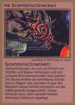           M6 ‑ Scentari Snails (Scentarischnecken)  Set: GGB  Rarity: R1    Artist: Robert A. Kraus    