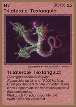           M7 ‑ Tri‑lateral Textangula (Trilaterale Textangula)  Set: GGB  Rarity: R1    Artist: Edward P. Beard Jr.    