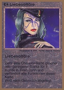           E4 ‑ Love Interest (Liebesaffäre)  Set: GGB  Rarity: U1    Artist: Ne'Ne Tina A. Thomas    