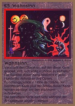           E5 ‑ Insanity (Wahnsinn)  Set: GGB  Rarity: U1    Artist: Robert A. Kraus    
