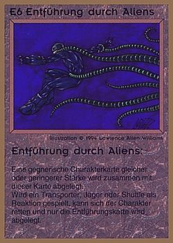           E6 ‑ Alien Abduction (Entführung durch Aliens)  Set: GGB  Rarity: U1    Artist: Lawrence Allen Williams    