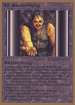           E6 ‑ Bribe Pirate (Bestechung)  Set: GGB  Rarity: U1    Artist: Cynthia Mannino    