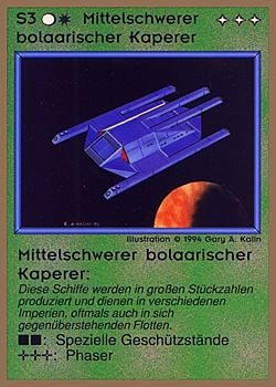           S3 ‑ Bolaar Medium Raider (Mittelschwerer Bolaarischer Kaperer)  Set: GGB  Rarity: U1    Artist: Gary A. Kalin    