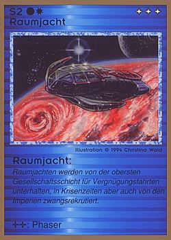           S2 ‑ Space Yacht (Raumjacht)  Set: GGB  Rarity: C2    Artist: Christina Wald    