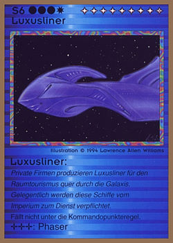           S6 ‑ Luxury Liner (Luxusliner)  Set: GGB  Rarity: U1    Artist: Lawrence Allen Williams    
