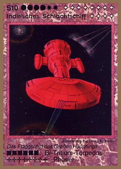           S10 ‑ Indirigan Battleship (Indirisches Schlachtenschiff)  Set: GGB  Rarity: E1    Artist: Gary A. Kalin    