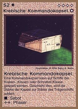           S2 ‑ Krebiz Command Capsule (Krebische Kommandokapsel)  Set: GGB  Rarity: U1    Artist: Gary A. Kalin    