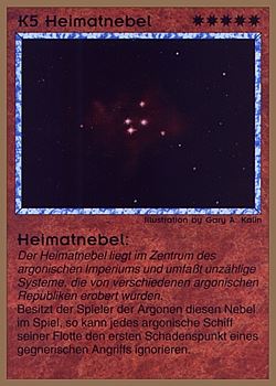           K5 ‑ Nebula ‑ Homecloud Nebula (Heimatnebel)  Set: GGB  Rarity: U1    Artist: Gary A. Kalin    