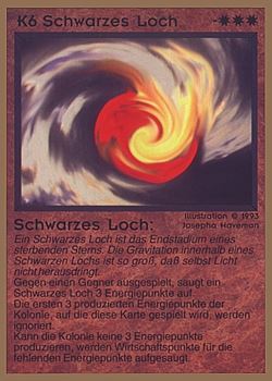           K6 ‑ Black Hole (Schwarzes Loch)  Set: GGB  Rarity: U1    Artist: Josepha Haveman    
