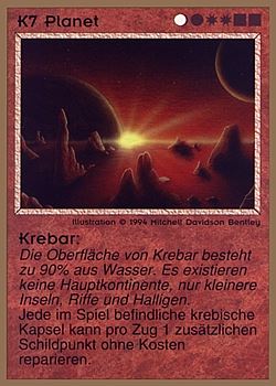           K7 ‑ Planet ‑ Krebizar (Planet ‑ Krebar)  Set: GGB  Rarity: R1    Artist: Mitchell Davidson Bentley    