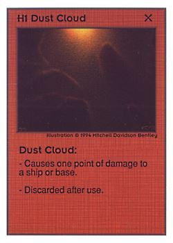           H1 ‑ Dust Cloud  Set: UE  Rarity: C1    Artist: Mitchell Davidson Bentley    