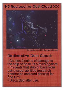           H3 ‑ Radioactive Dust Cloud  Set: UE  Rarity: U1    Artist: Douglas Shuler    