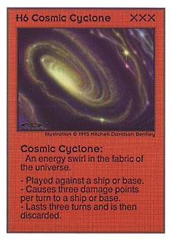           H6 ‑ Cosmic Cyclone  Set: UE  Rarity: V1    Artist: Mitchell Davidson Bentley    