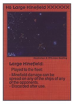           H6 ‑ Large Minefield  Set: UE  Rarity: R1    Artist: Alec Keating    