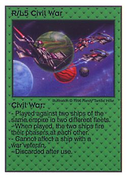 Need: 0    Want: 6    Have: 7    Will Trade: 0    In Storage: 0              R/L5 ‑ Civil War  Set: Pir  Rarity: V1    Artist: Randy 'Tarkas' Hoar    