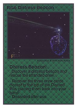           R/L6 ‑ Distress Beacon  Set: UE  Rarity: R1    Artist: Mark Poole    