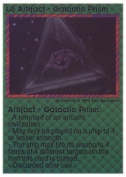           L8 ‑ Artifact ‑ Galactic Prism  Set: NE  Rarity: V1    Artist: Ted Beargeon    