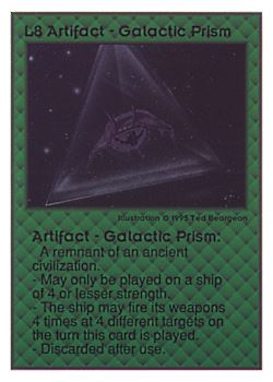           L8 ‑ Artifact ‑ Galactic Prism  Set: UE  Rarity: V1    Artist: Ted Beargeon    