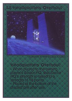           L8 ‑ Headquarters Overhaul  Set: TG  Rarity: V1    Artist: Douglas Chaffee    
