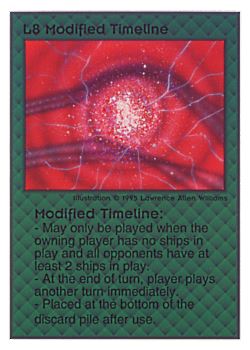           L8 ‑ Modified Timeline  Set: TG  Rarity: V1    Artist: Lawrence Allen Williams    