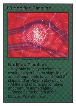           L8 ‑ Modified Timeline  Set: UE  Rarity: V1    Artist: Lawrence Allen Williams    