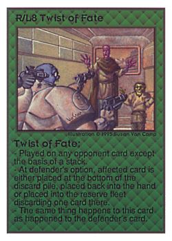          R/L8 ‑ Twist of Fate  Set: UE  Rarity: V1    Artist: Susan Van Camp    