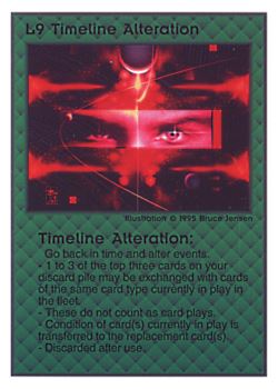           L9 ‑ Timeline Alteration  Set: TG  Rarity: V1    Artist: Bruce Jensen    