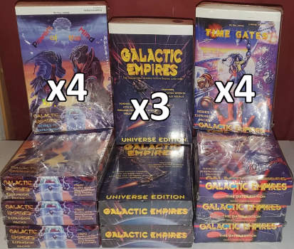           3 Universe, 4 Powers, 4 Time Gates (11‑Box Bundle)  Set: UE      Artist: Ted Beargeon & Randy 'Tarkas' Hoar & Tim Adams    