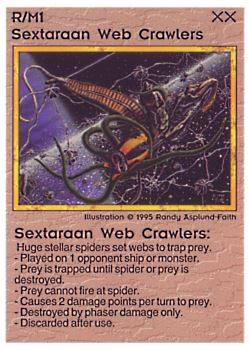           R/M1 ‑ Sextaraan Web Crawlers  Set: NE  Rarity: C1    Artist: Randy Asplund‑Faith    