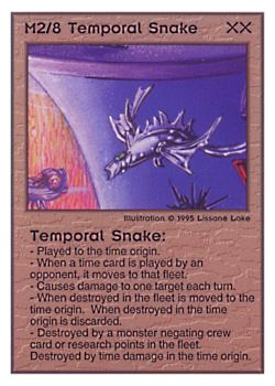           M2/8 ‑ Temporal Snake  Set: TG  Rarity: U1    Artist: Lissanne Lake    