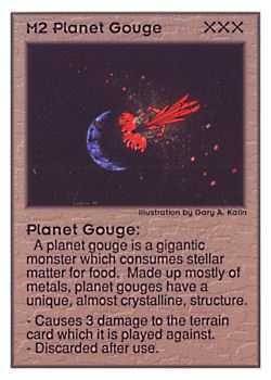           M2 ‑ Planet Gouge  Set: UE  Rarity: C1    Artist: Gary A. Kalin    