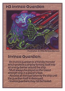           M3 ‑ Invinco Guardian  Set: UE  Rarity: C1    Artist: Melissa A. Benson    