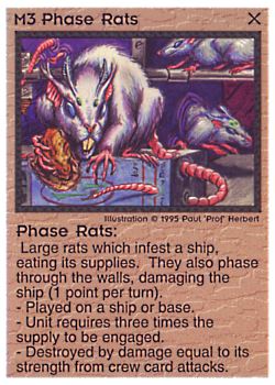          M3 ‑ Phase Rats  Set: NE  Rarity: U1    Artist: Paul 'Prof' Herbert    