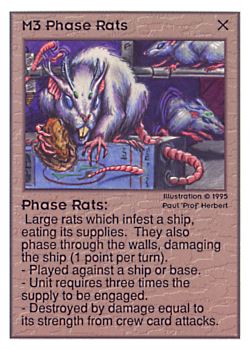           M3 ‑ Phase Rats  Set: UE  Rarity: C1    Artist: Paul 'Prof' Herbert    