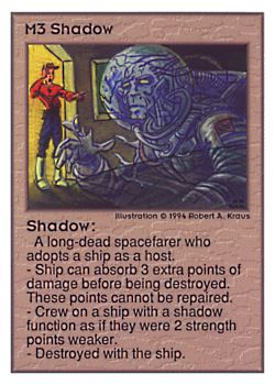          M3 ‑ Shadow  Set: UE  Rarity: U1    Artist: Robert A. Kraus    