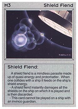           M3 ‑ Shield Fiend  Set: BE  Rarity: R2    Artist: Gary A. Kalin    