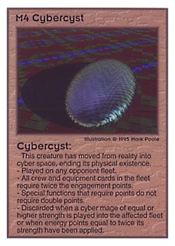           M4 ‑ Cybercyst  Set: TG  Rarity: U1    Artist: Mark Poole    