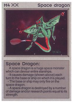 Need: 0    Want: 0    Have: 4 (+40)    Will Trade: 0    In Storage: 3              M4 ‑ Space Dragon  Set: AL  Rarity: C1    Artist: Ryan Gable    