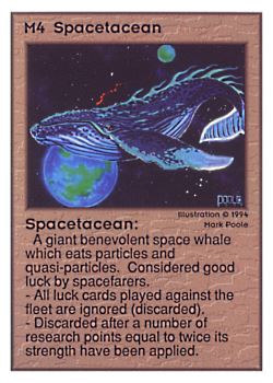           M4 ‑ Spacetacean  Set: UE  Rarity: R1    Artist: Mark Poole    