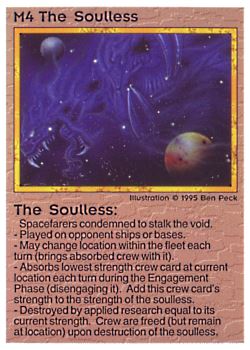           M4 ‑ The Soulless  Set: NE  Rarity: U1    Artist: Ben Peck    