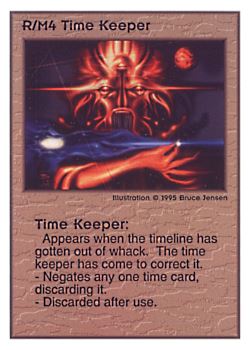           R/M4 ‑ Time Keeper  Set: TG  Rarity: U1    Artist: Bruce Jensen    