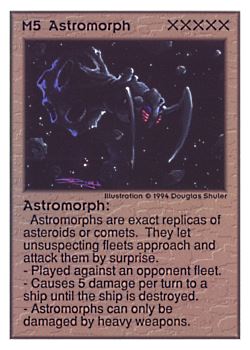           M5 ‑ Astromorph  Set: UE  Rarity: R1    Artist: Douglas Shuler    