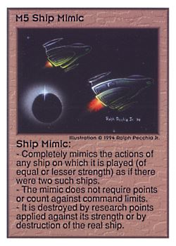           M5 ‑ Ship Mimic  Set: UE  Rarity: V1    Artist: Ralph Pecchia Jr.    