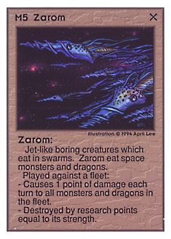           M5 ‑ Zarom  Set: UE  Rarity: R1    Artist: April Lee    