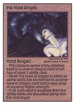           M6 ‑ Void Angel  Set: UE  Rarity: R1    Artist: Ne'Ne Tina A. Thomas    