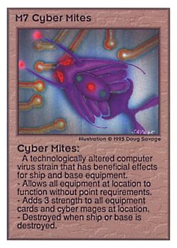           M7 ‑ Cyber Mites  Set: UE  Rarity: R1    Artist: Doug Savage    