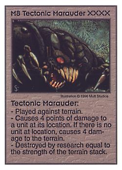           M8 ‑ Tectonic Marauder  Set: Pir  Rarity: V1    Artist: Mutt Studios    